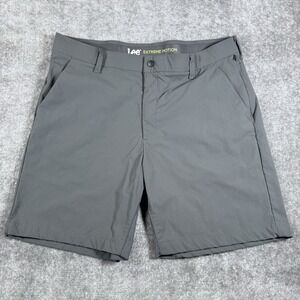 Lee Shorts Men's 40 Gray Extreme Motion Stretch Performance Comfort Golf Outdoor
